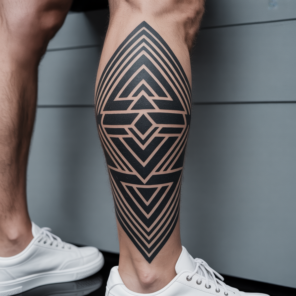 mens leg tattoos