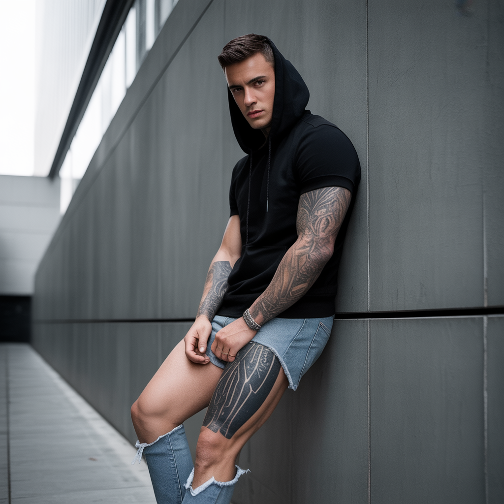 mens leg tattoos