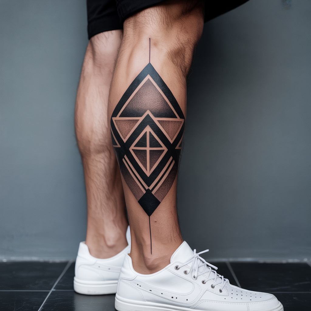 mens leg tattoos
