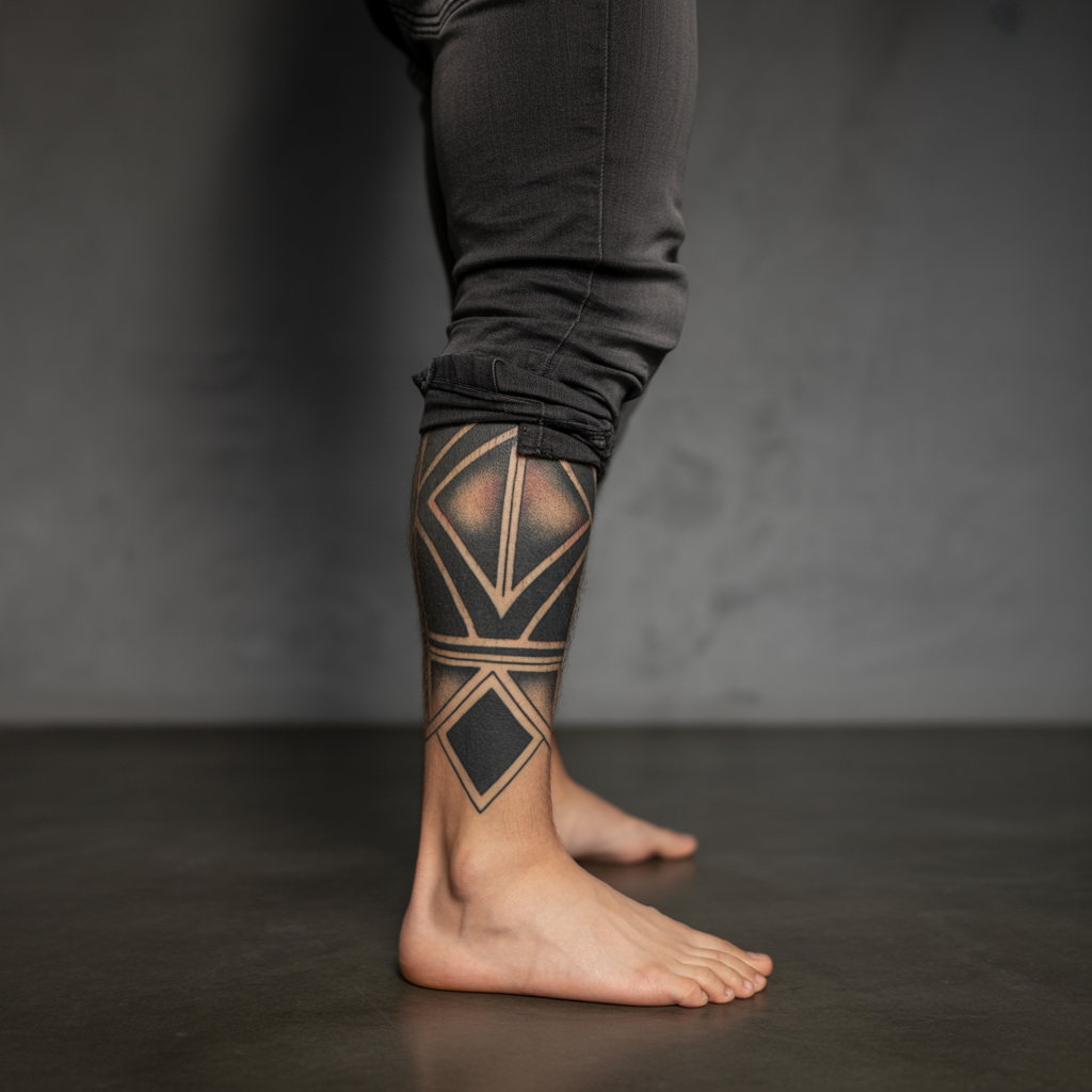 mens leg tattoos