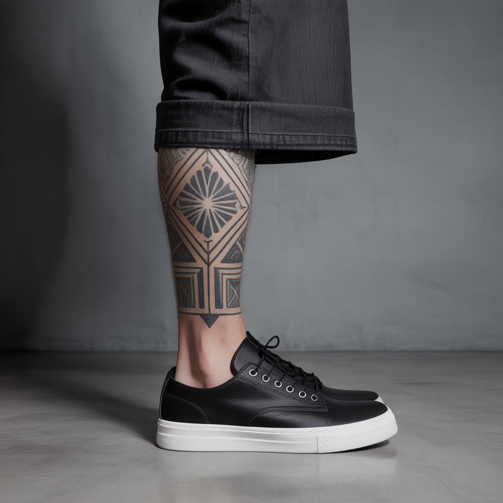 mens leg tattoos
