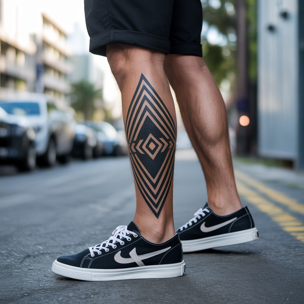 mens leg tattoos