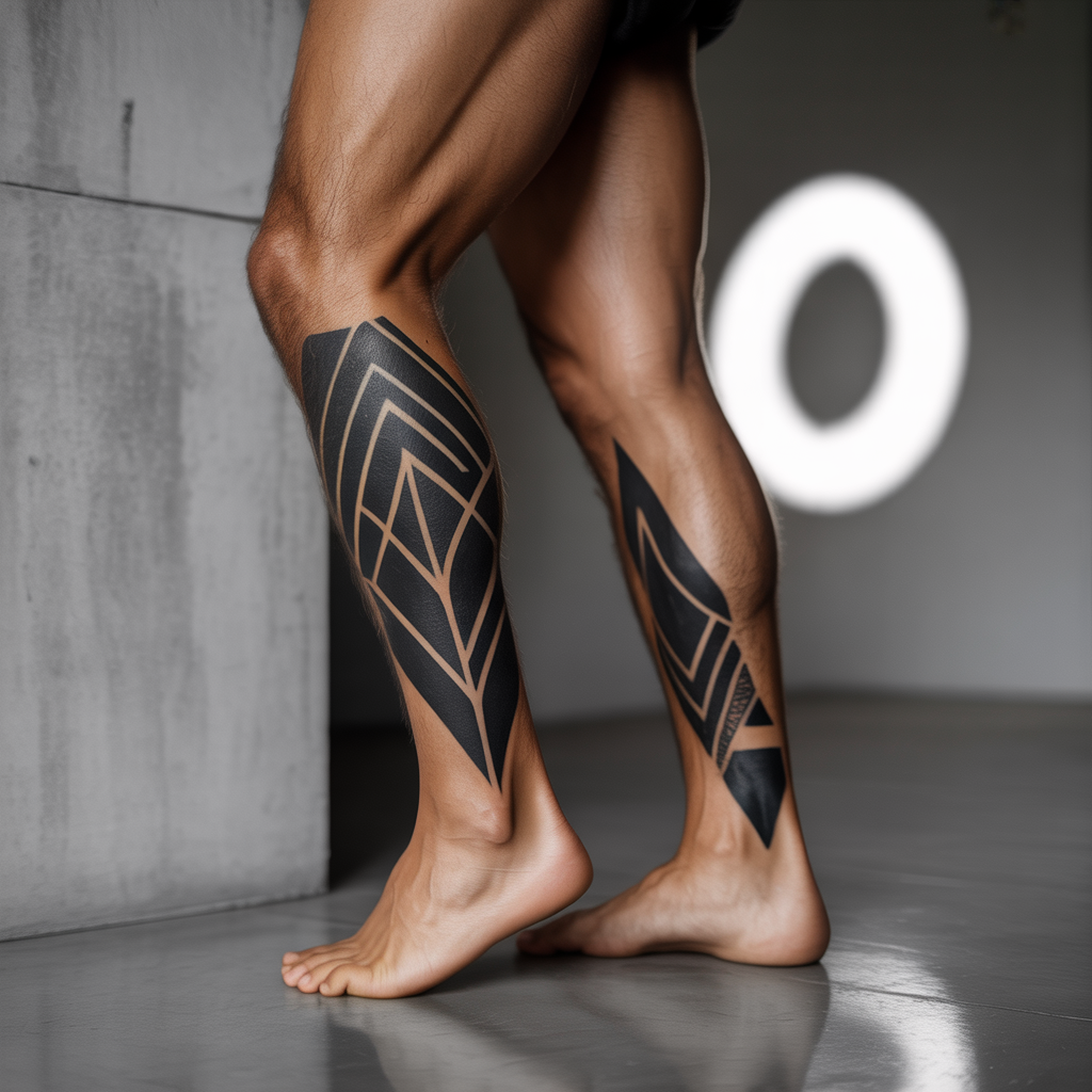 mens leg tattoos