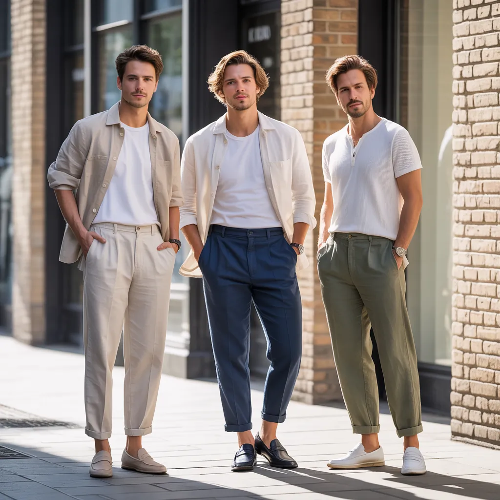 mens linen pants outfits you need this summer