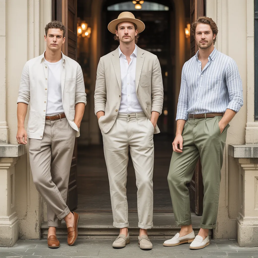 mens linen pants outfits you need this summer