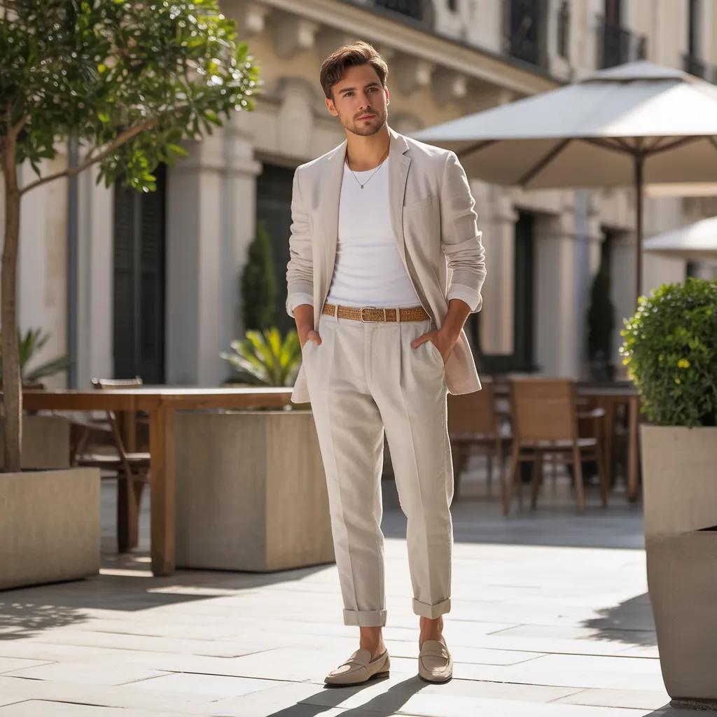 mens linen pants outfits you need this summer