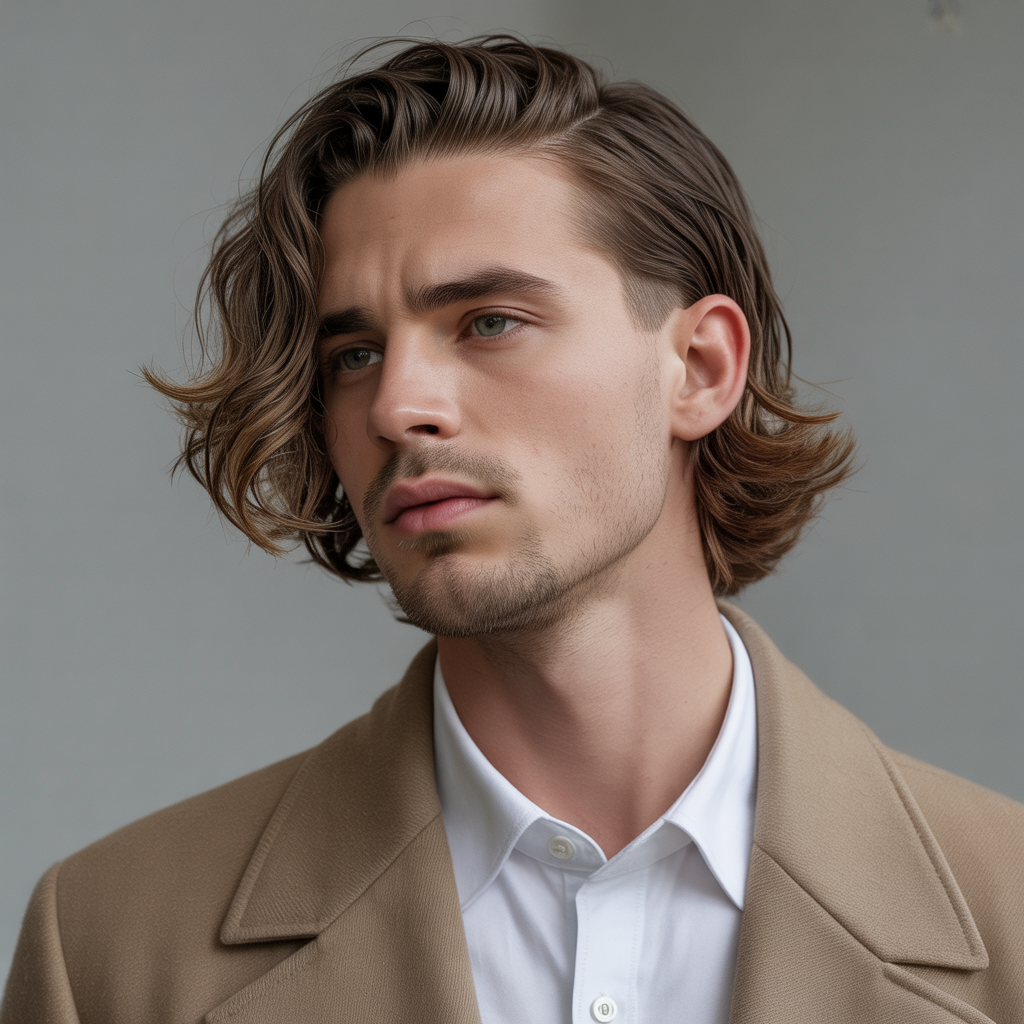 mens lob haircut