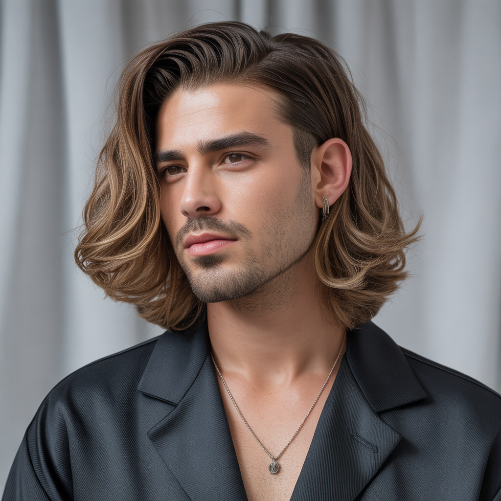 mens lob haircut