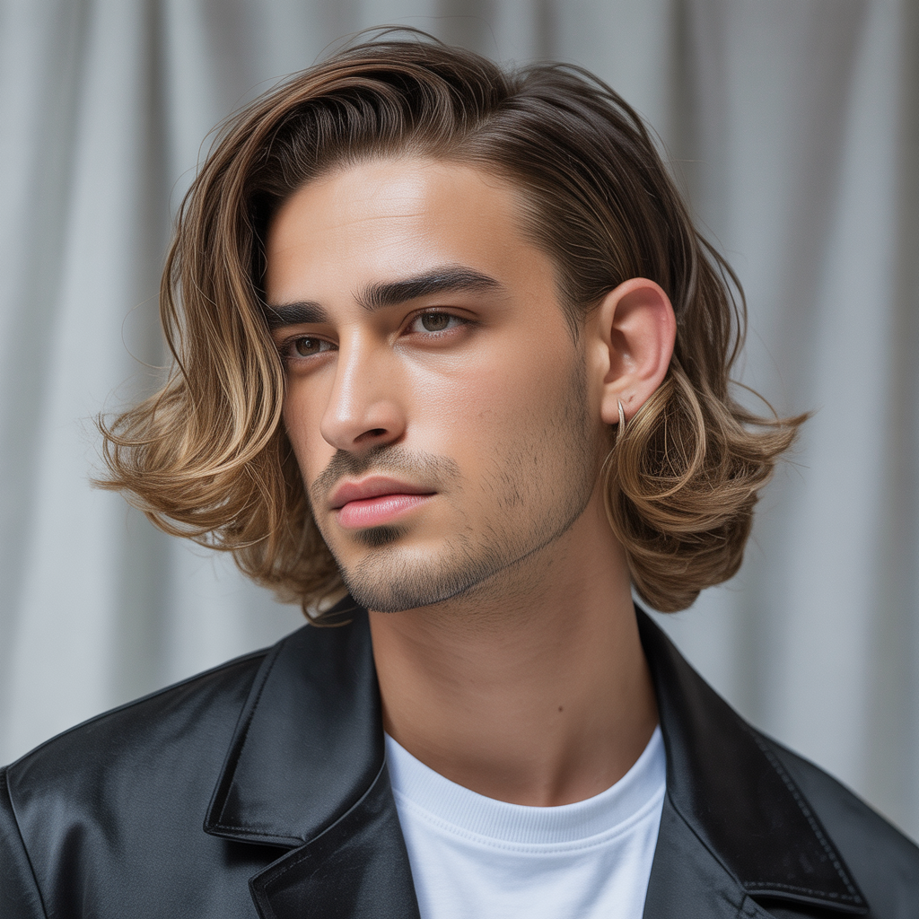 mens lob haircut