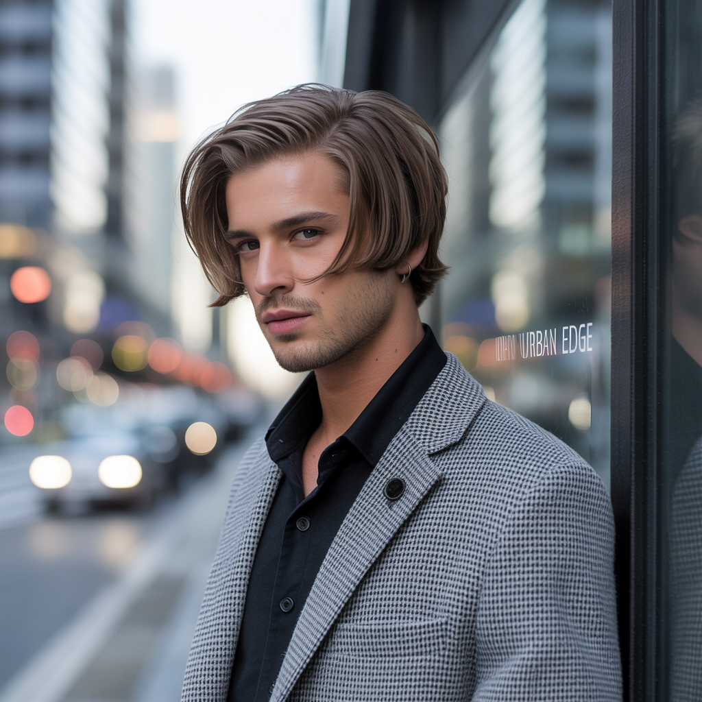 mens lob haircut