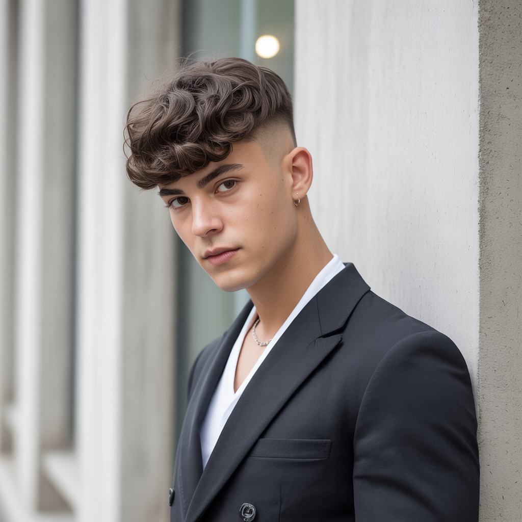 mens lob haircut