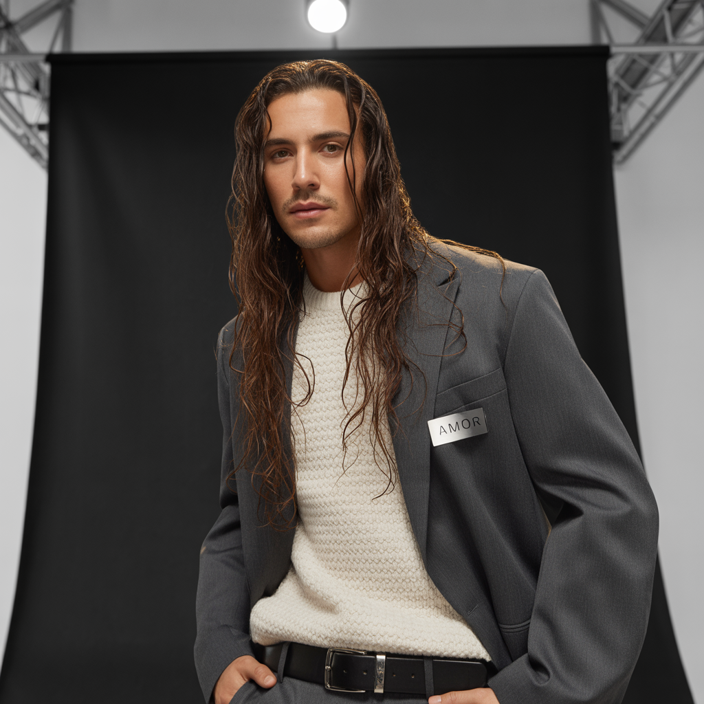 mens long hair