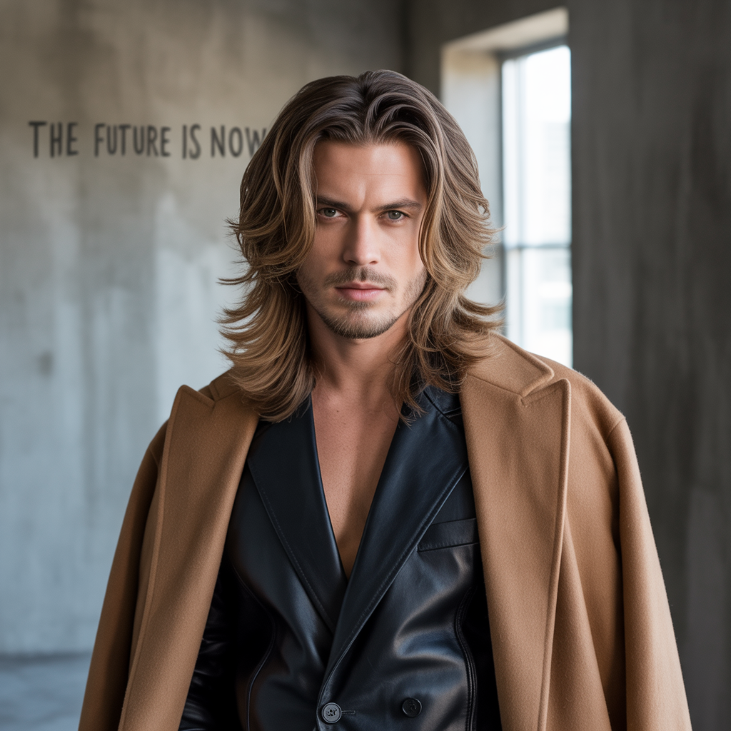 mens long hair