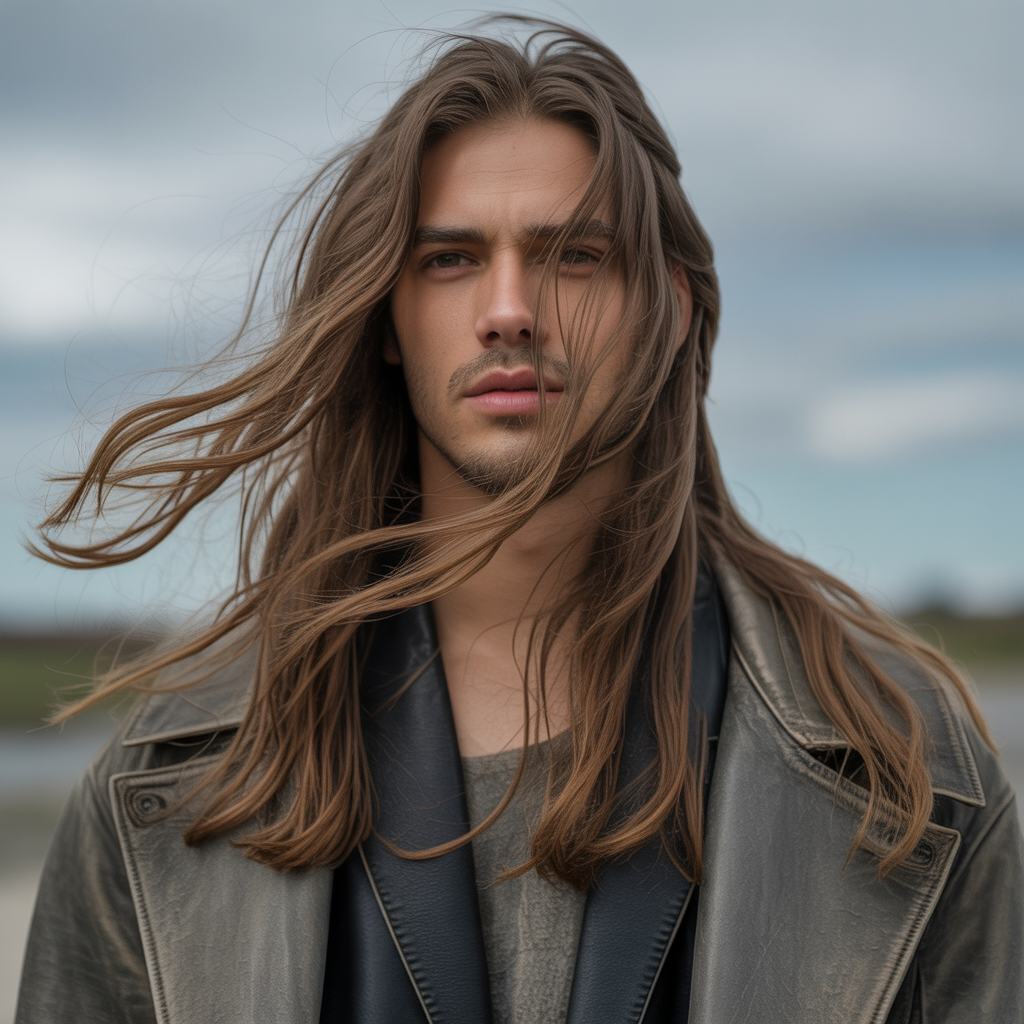 mens long hair