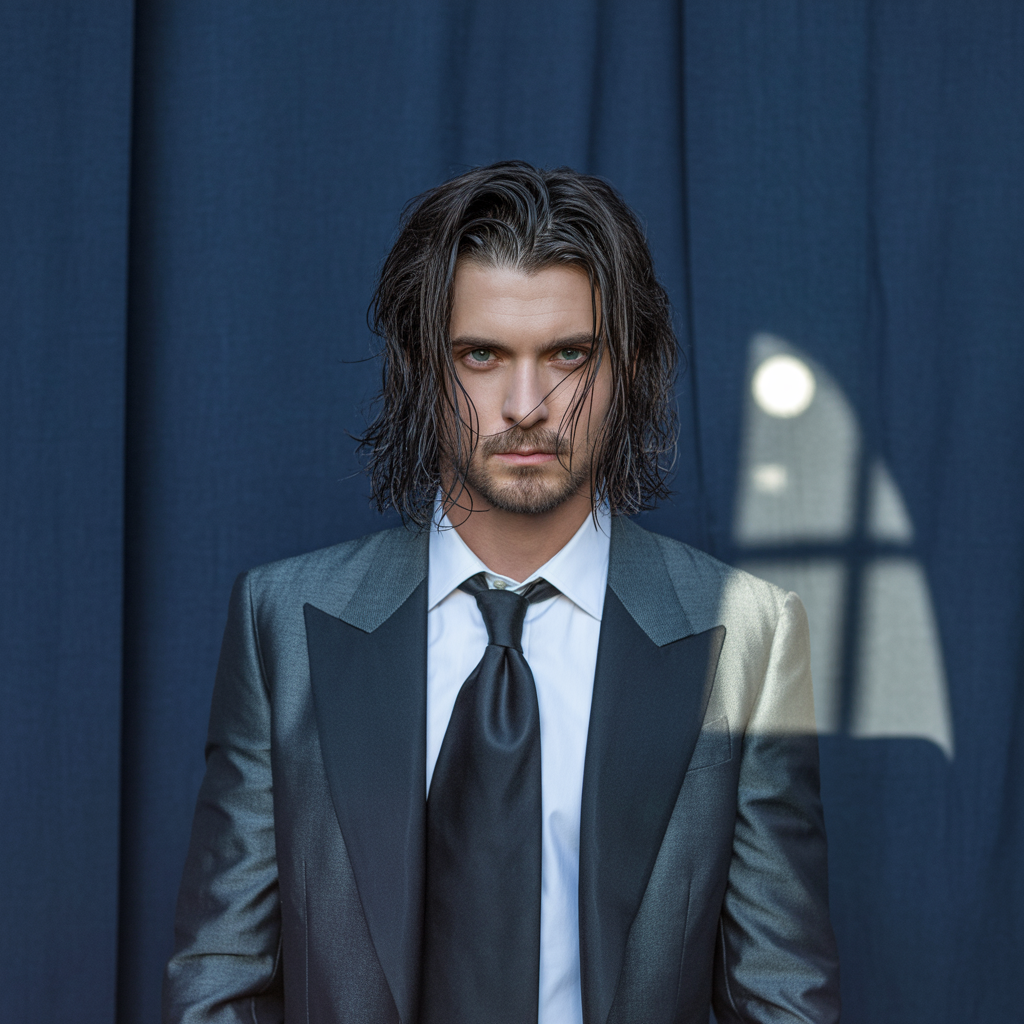 mens long hair