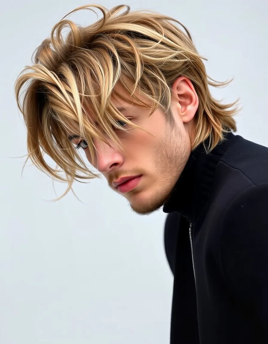 mens messy hairstyles