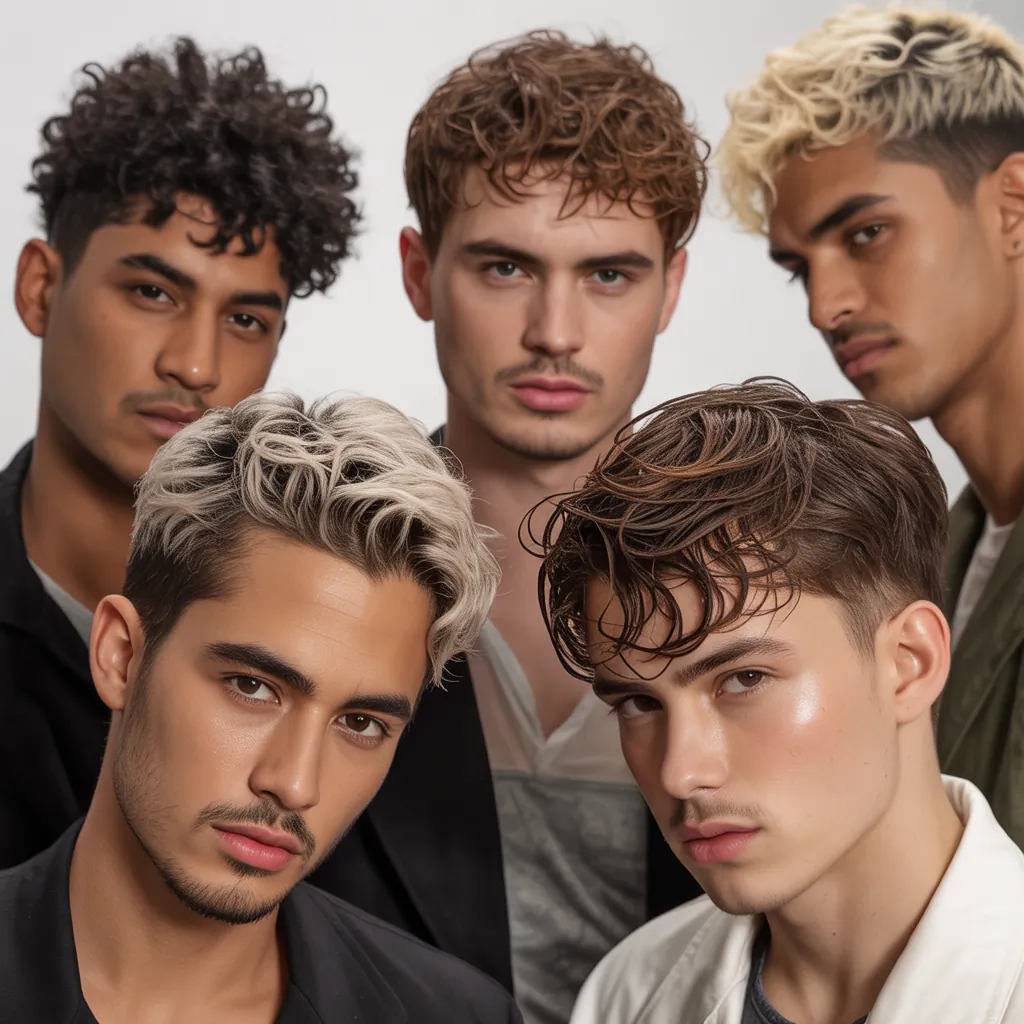 mens messy hairstyles