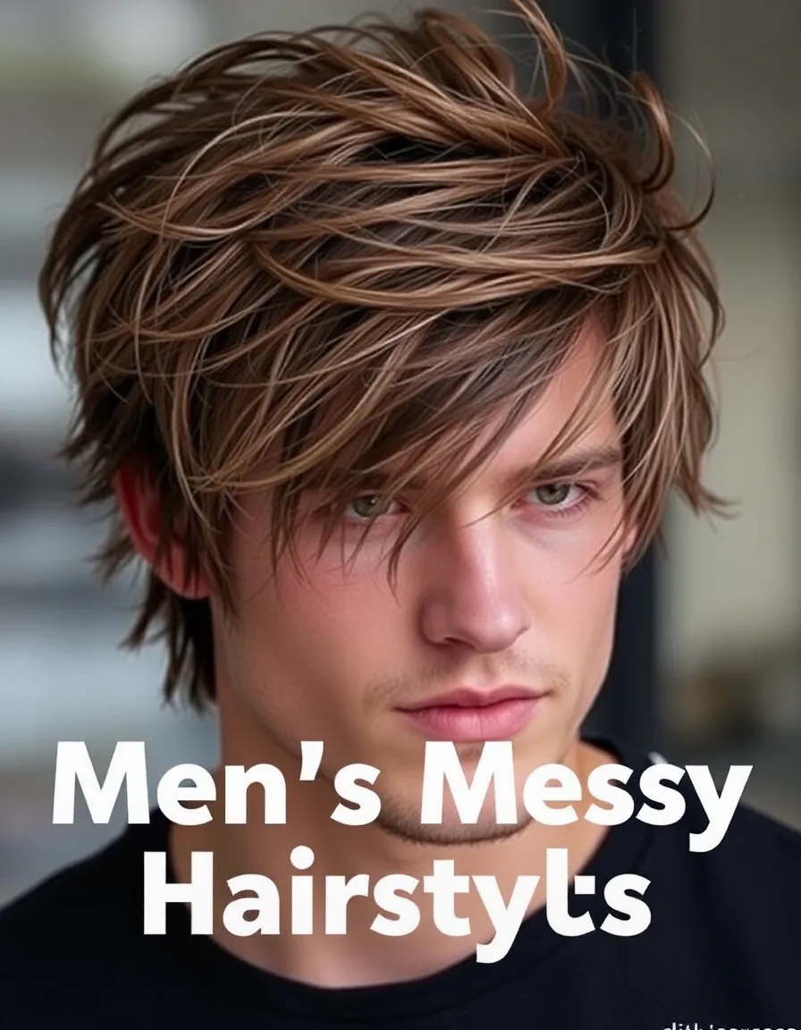 mens messy hairstyles