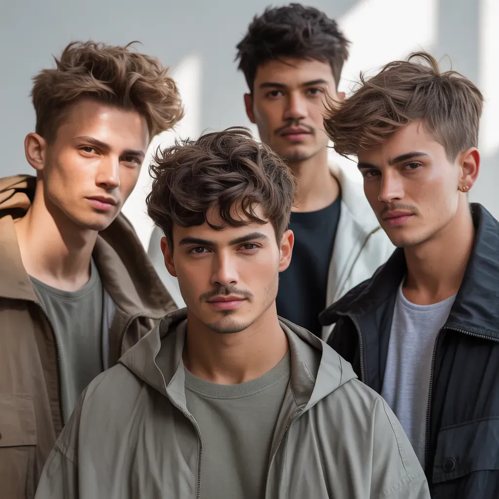 mens messy hairstyles