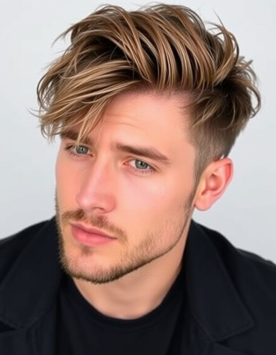 mens messy hairstyles