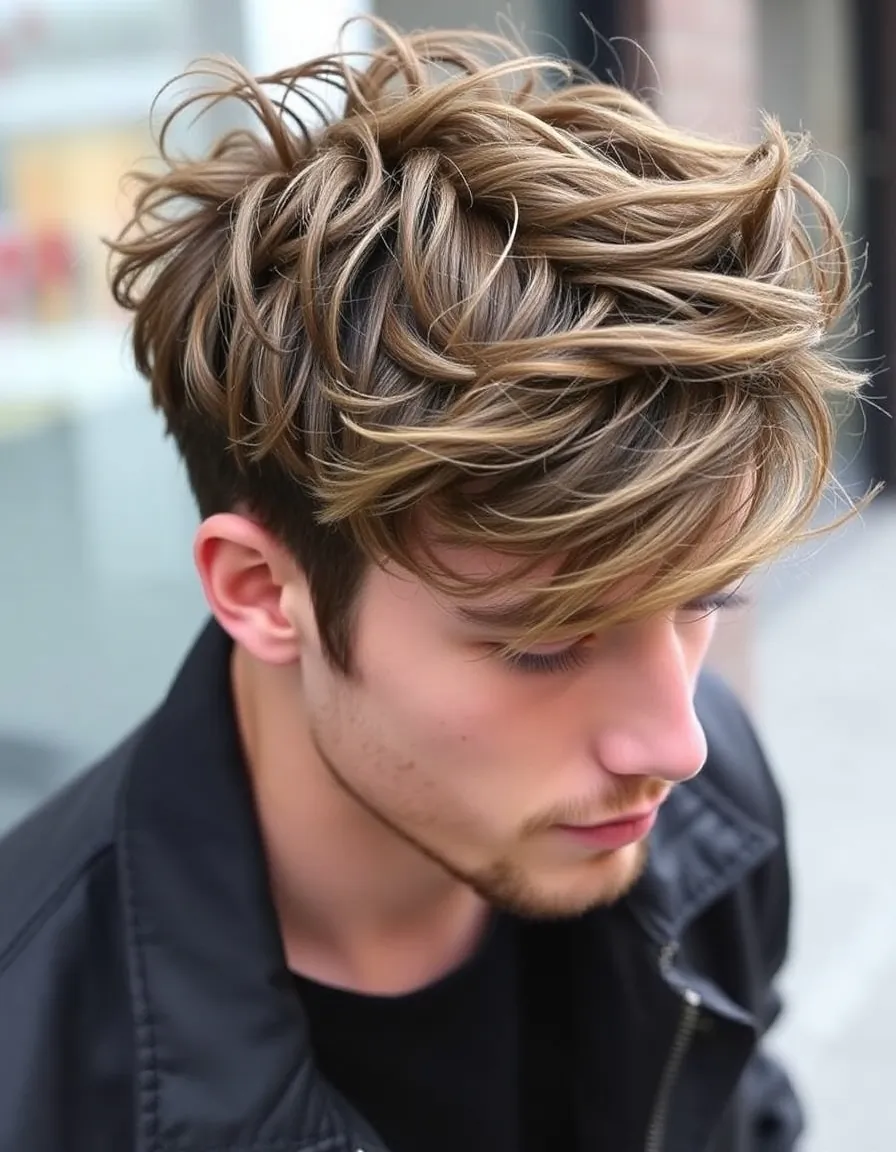 mens messy hairstyles