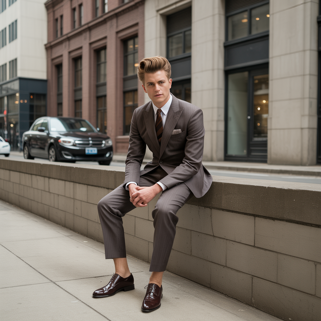 mens pompadour