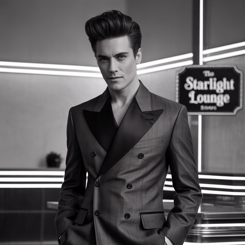 mens pompadour