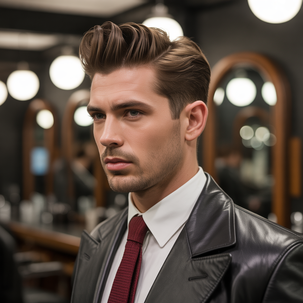 mens pompadour
