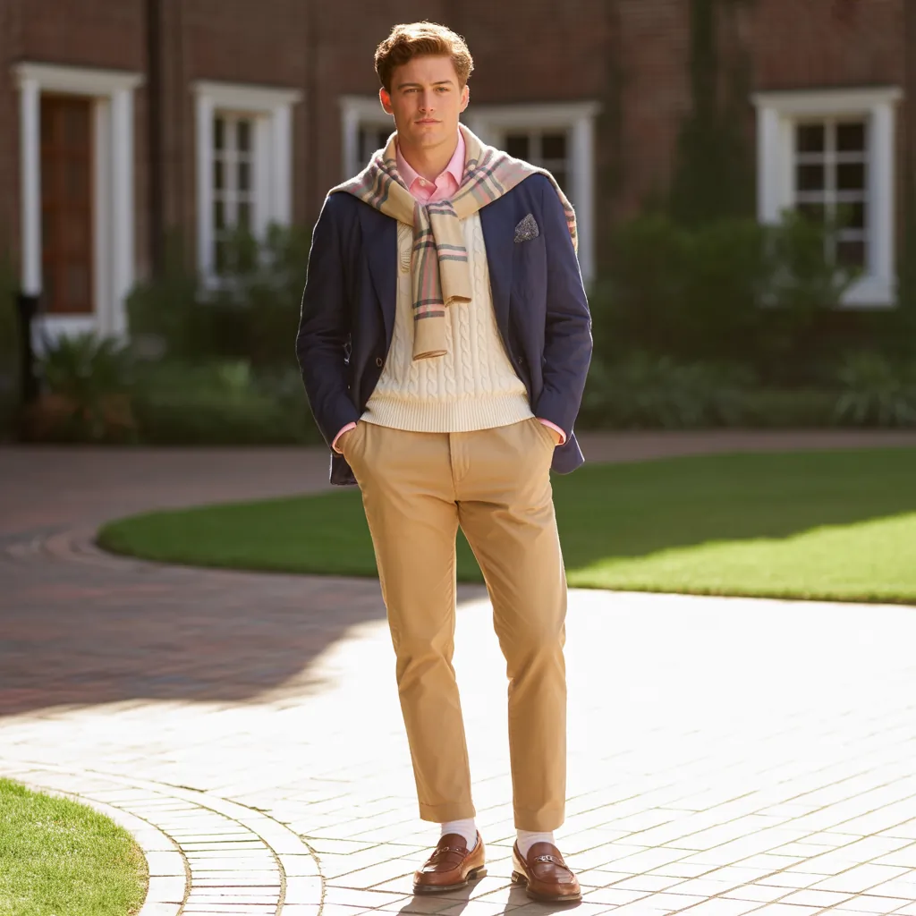 mens preppy looks