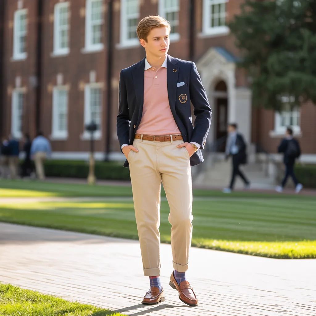 mens preppy looks