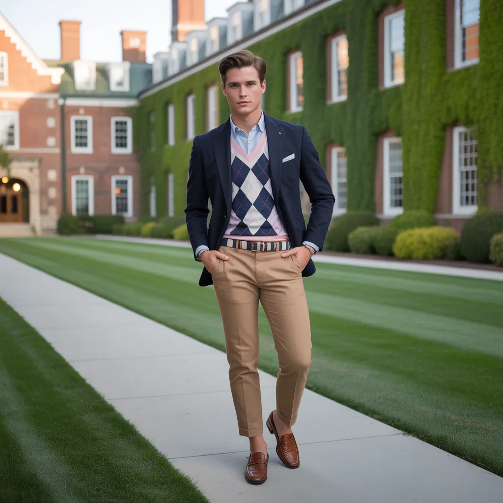 mens preppy looks