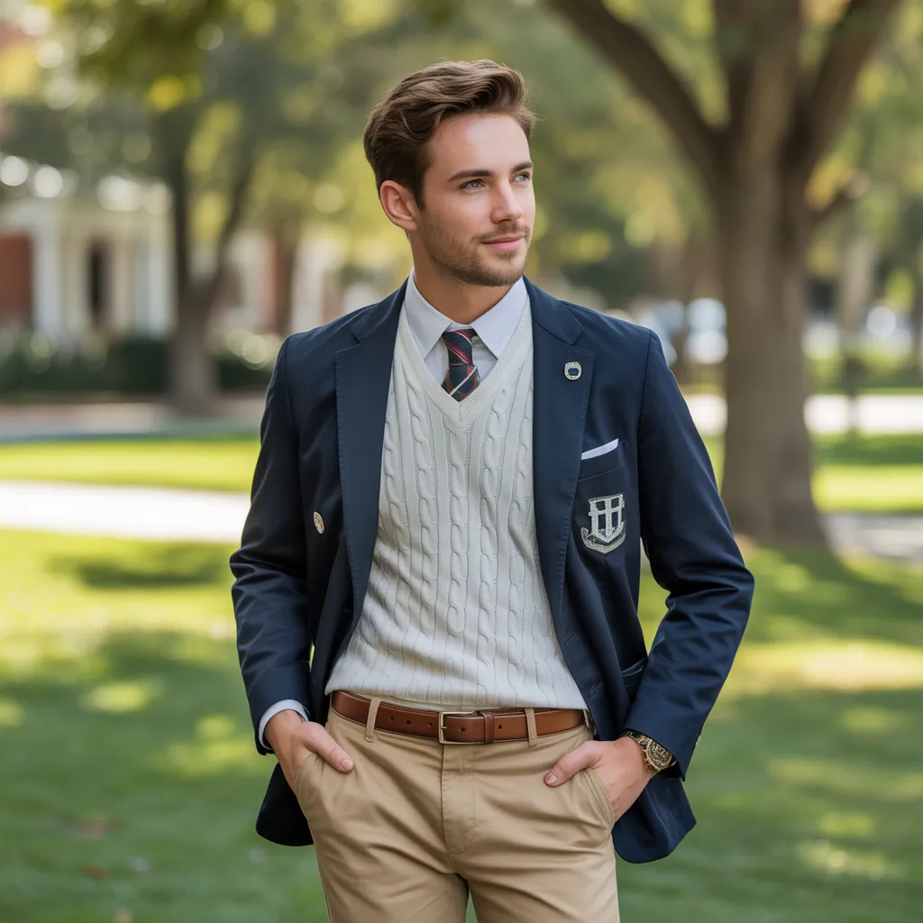 mens preppy looks