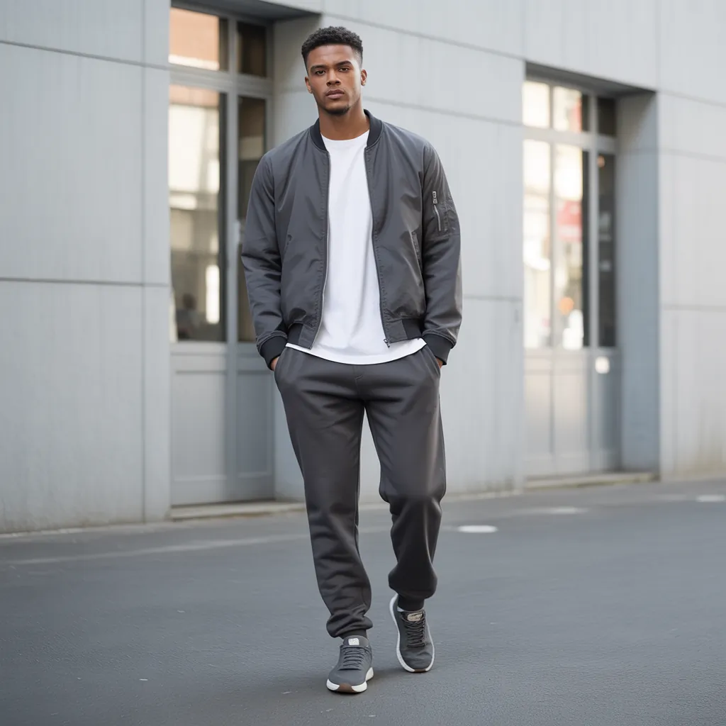 mens sweatpants outfit ideas