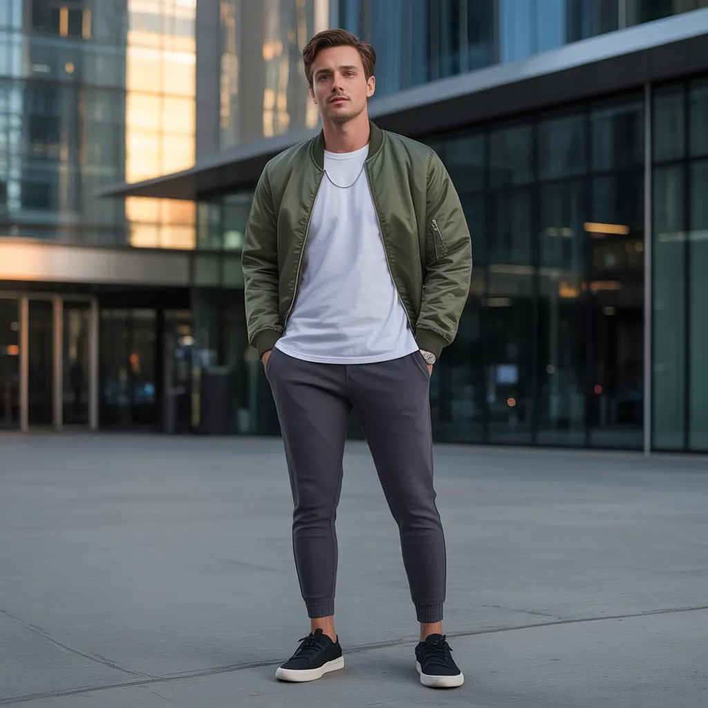 mens sweatpants outfit ideas