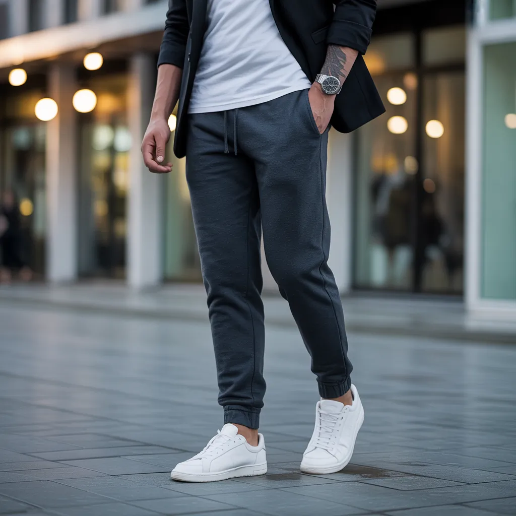mens sweatpants outfit ideas