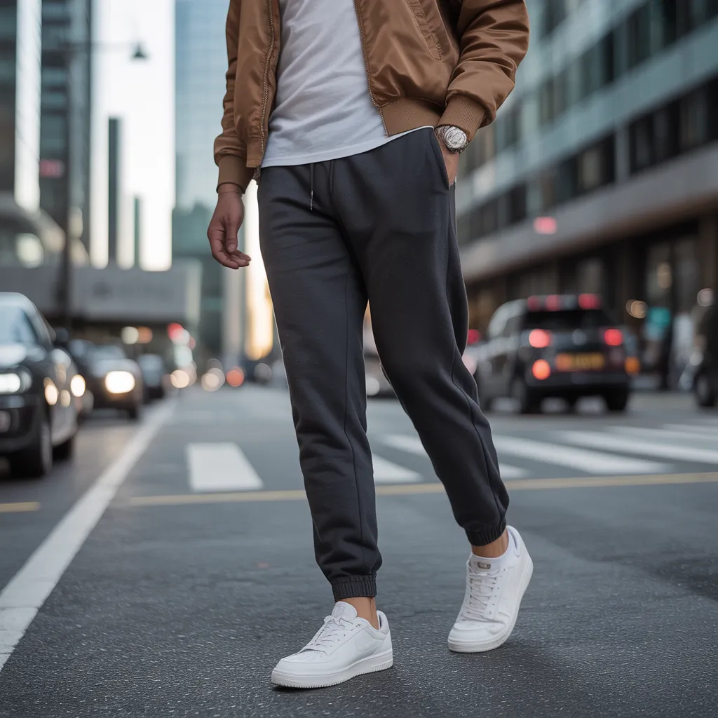 mens sweatpants outfit ideas
