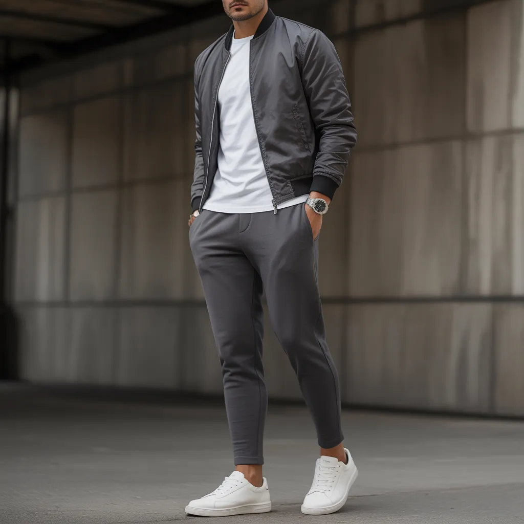 mens sweatpants outfit ideas