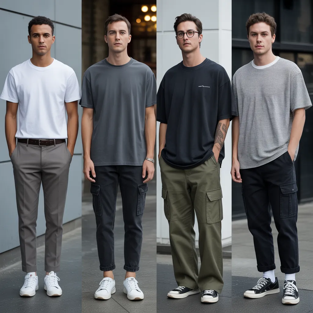 mens t shirt outfit ideas