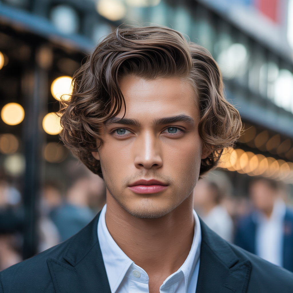 mens wavy hairstyles