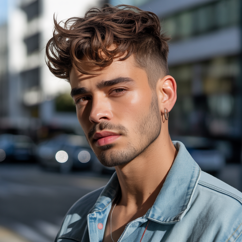 mens wavy hairstyles