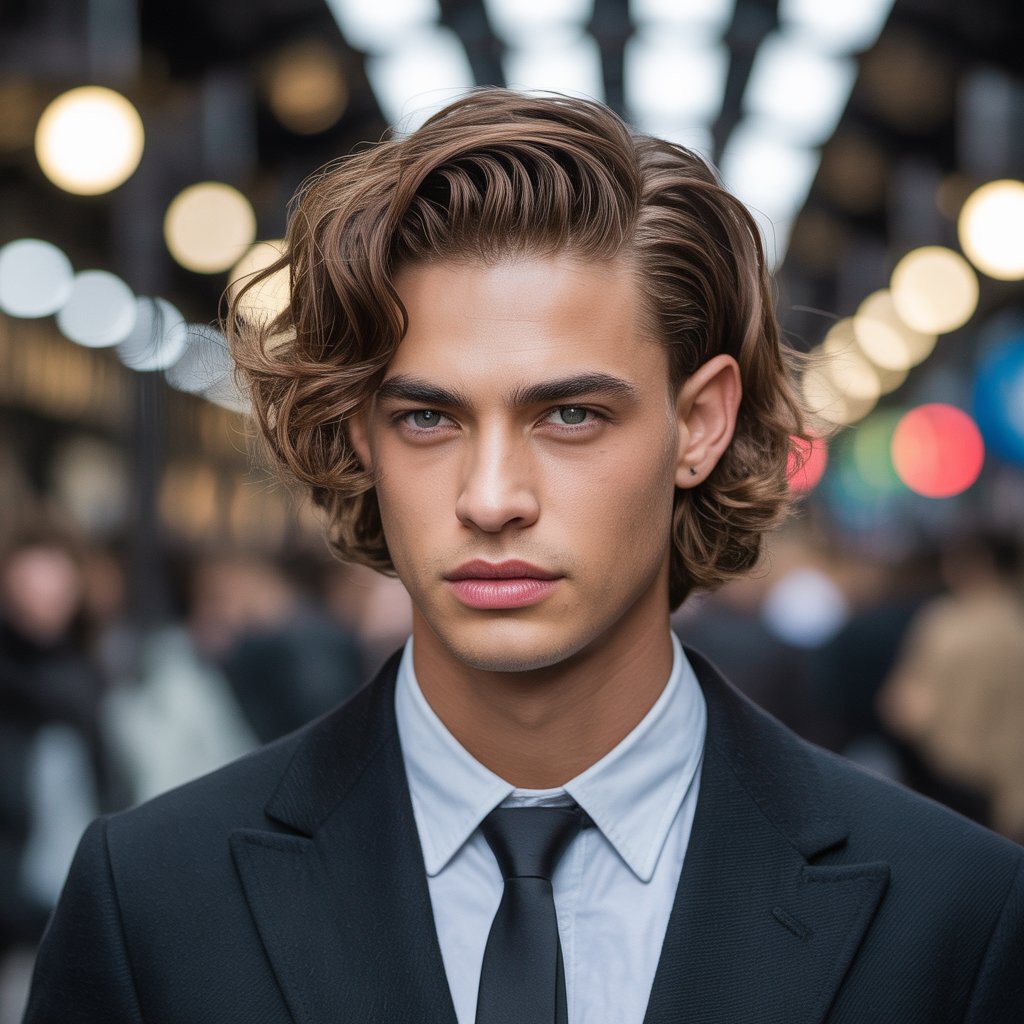 mens wavy hairstyles