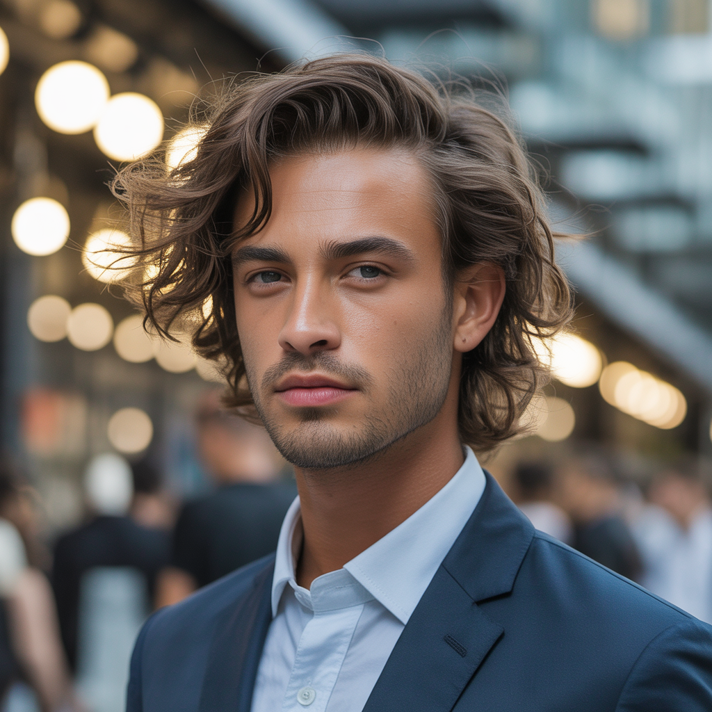 mens wavy hairstyles