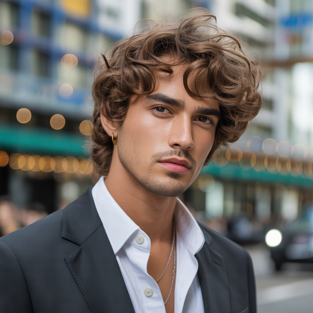 mens wavy hairstyles