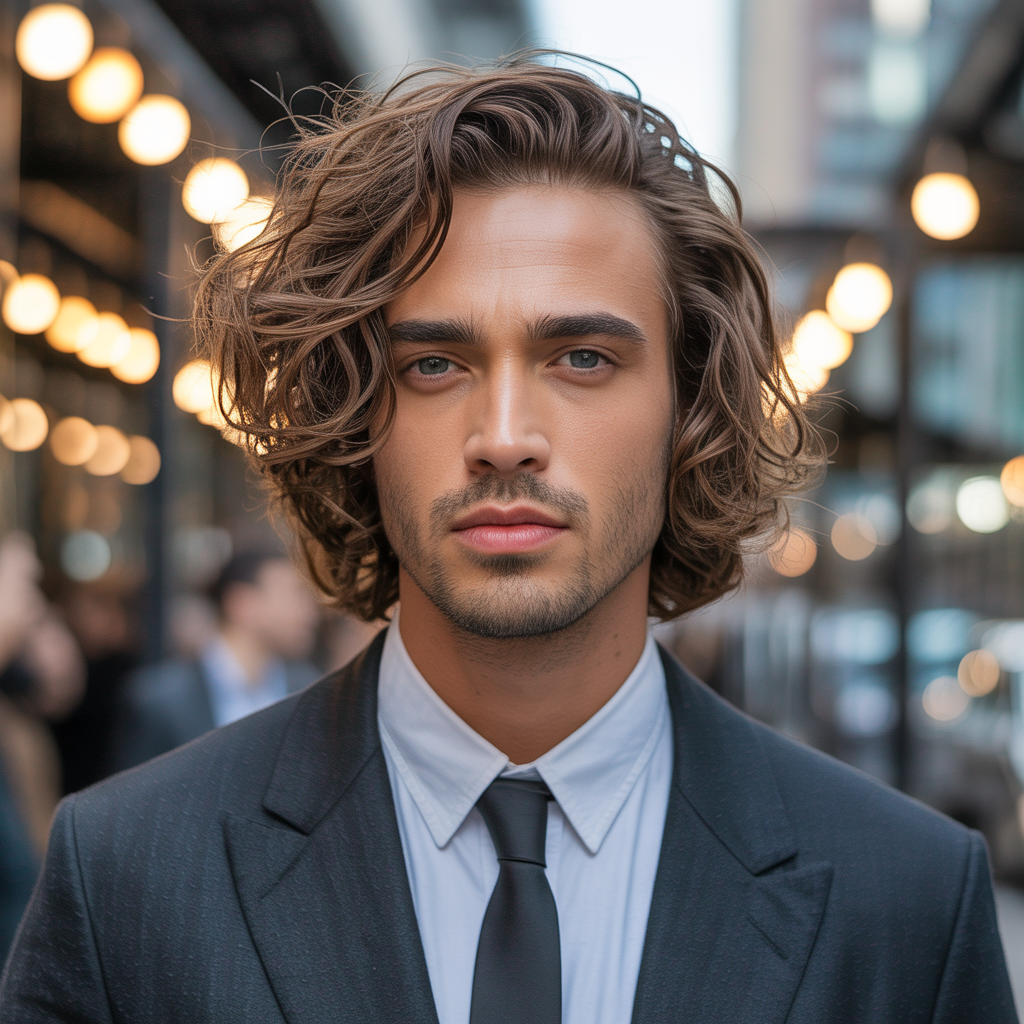mens wavy hairstyles