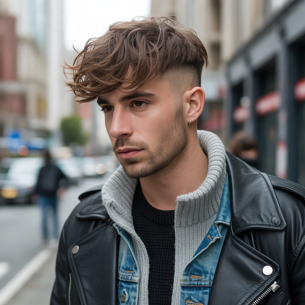 messy haircuts men
