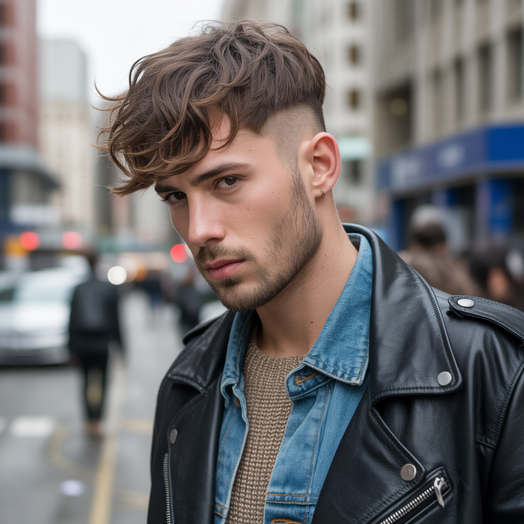 messy haircuts men