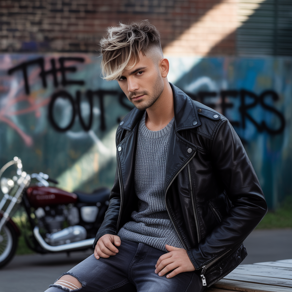 messy haircuts men