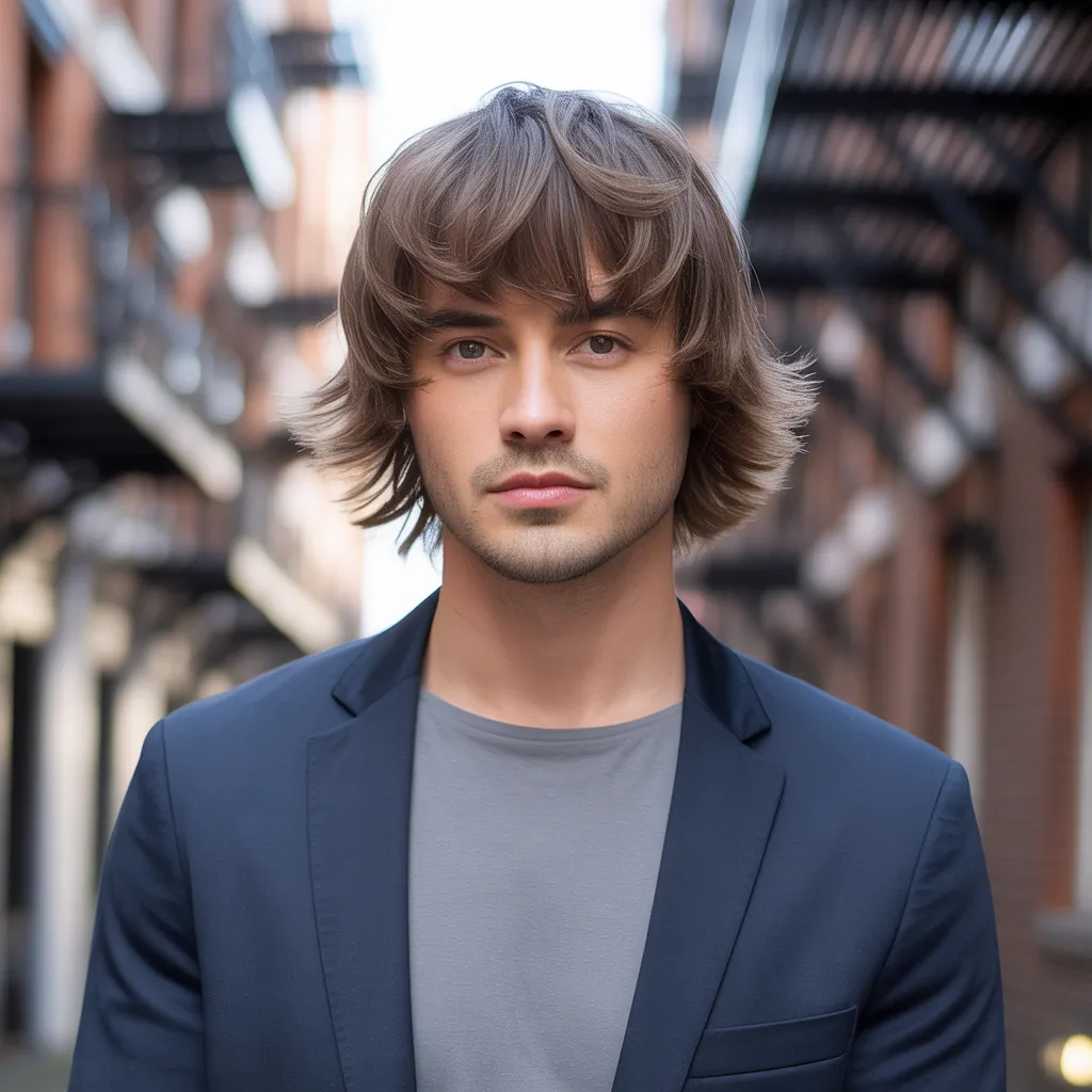 mid length haircut for fine hair