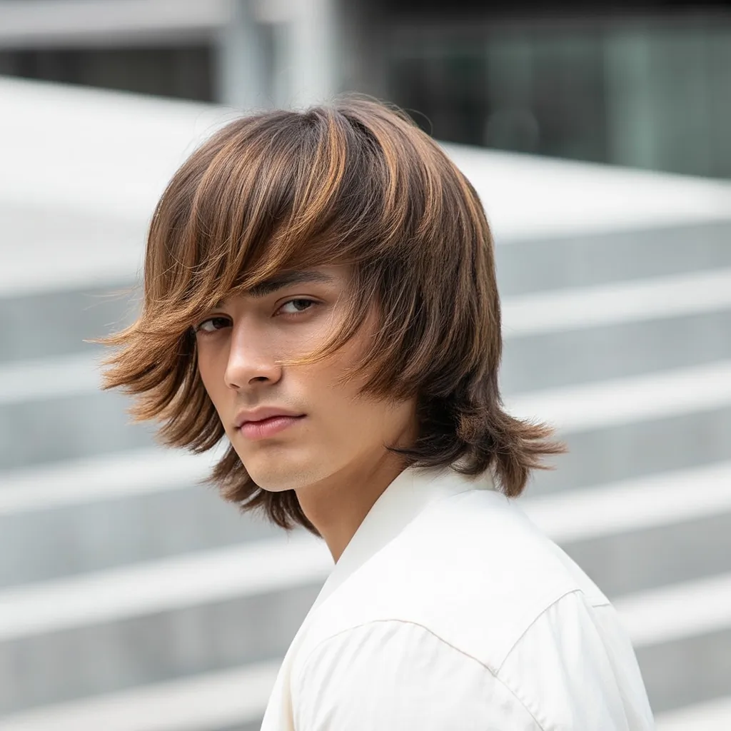 mid length haircut for fine hair