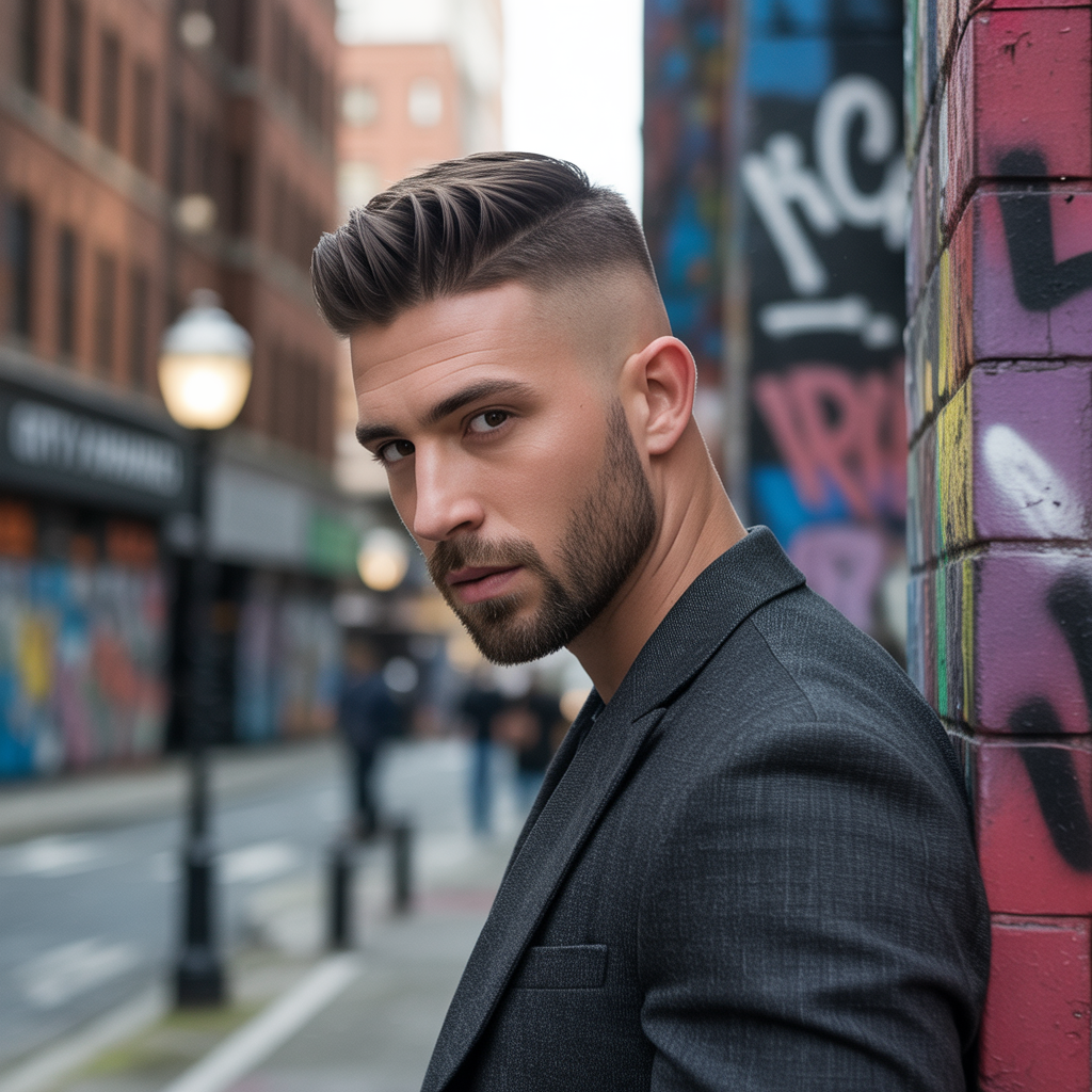 mid taper fade